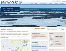 Tablet Screenshot of duncanpark.com